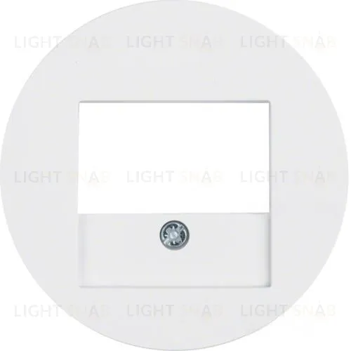 Центральная панель для VDo-розетки и кабельного вывода, R.1, цвет: полярная белизна 10382089 10382089