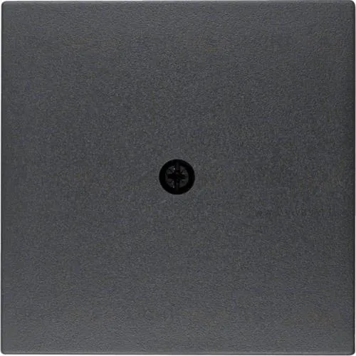 Центральная панель для кабельного вывода, S.1/B.3/B.7, цвет: антрацитовый, матовый 10191606 10191606