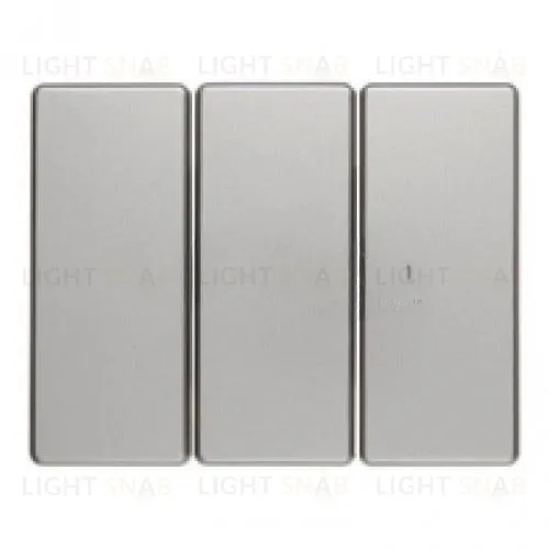 Клавиши для трехклавишного выключателя, Arsys, цвет: стальной, лак 14659004 14659004