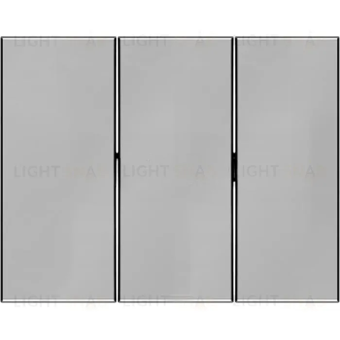 Клавиши для трехклавишного выключателя, K.5, цвет: стальной, лак 14657004 14657004