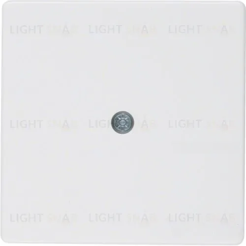 Центральная панель для VDo-розеток и кабельного вывода, Q.1/Q.3, цвет: полярная белизна, с эффектом бархата 10196089 10196089