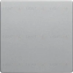 Клавиша одинарная Berker Q.1/Q.3, алюминиевый, с эффектом бархата 16206084 16206084