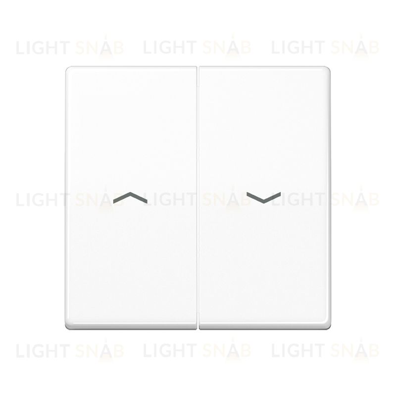 Jung AS 500 Белая, клавиши для выключателя управления жалюзи AS591-5PWW AS591-5PWW