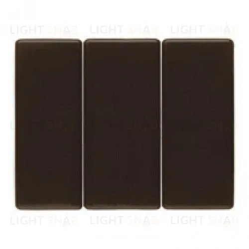 Клавиши для трехклавишного выключателя, Arsys, цвет: коричневый, глянцевый 14650001 14650001