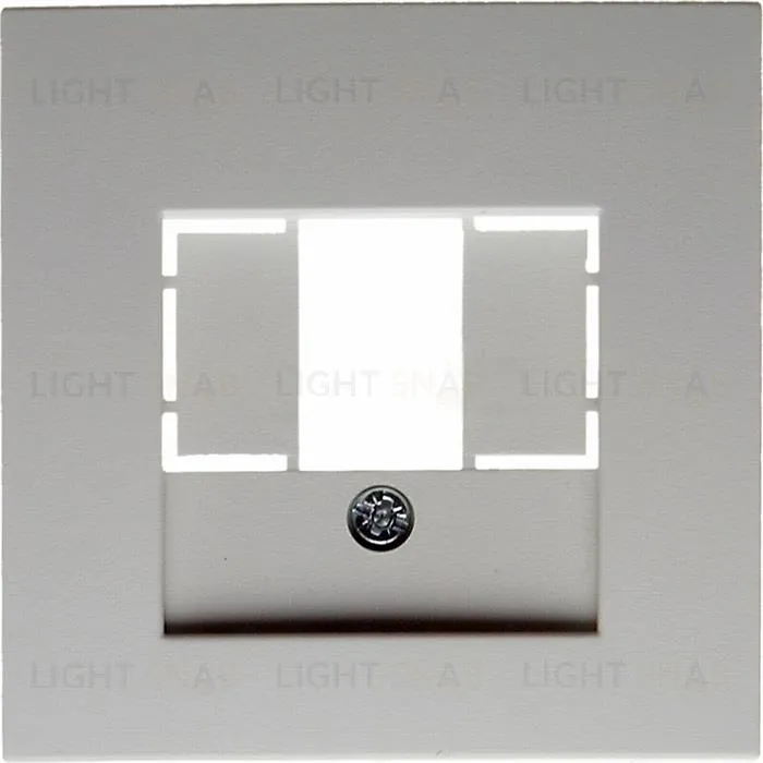 Центральная панель для розетки TAE, S.1, цвет: полярная белизна, глянцевый 10338919 10338919