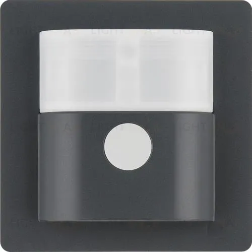 Berker.Net - Инфракрасный датчик движения 1,1, Q.1/Q.3, цвет: антрацитовый, с эффектом бархата 85341126 85341126