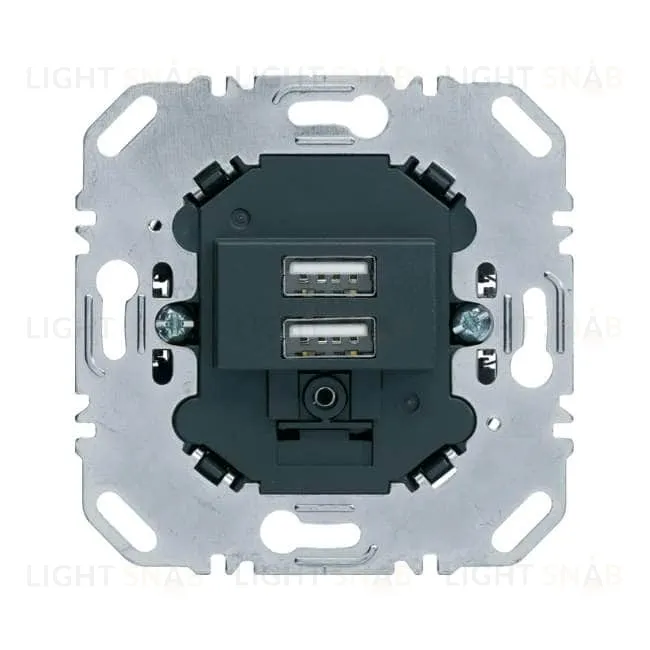 Механизм USB-розетки для подзарядки 230 V цвет: антрацитовый 260205 260205