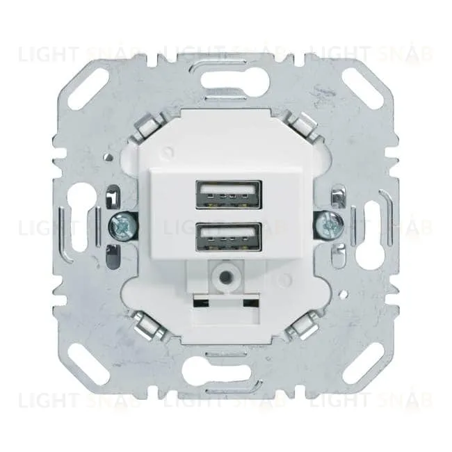 Механизм USB-розетки для подзарядки 230 V цвет: полярная белезна 260209 260209