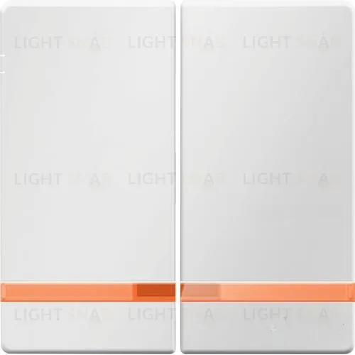 Клавиши с оранжевой линзой, Q.1/Q.3, цвет: полярная белизна, с эффектом бархата 16276089 16276089