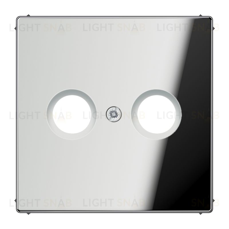 Jung LS 990 Блестящий хром накладка TV-FM розетки GCR2990TV GCR2990TV