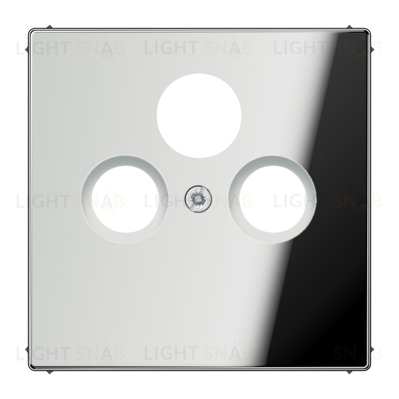 Jung LS 990 Блестящий хром накладка TV-FM-SAT розетки GCR2990SAT GCR2990SAT