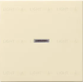 Gira S-55 Крем глянц Клавиша 1-ая с подсветкой 029001 029001
