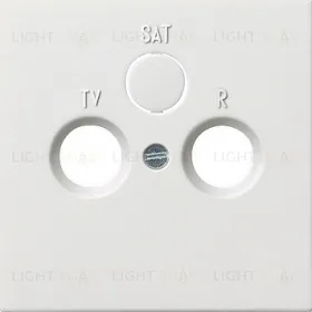 Gira F100 Бел глянц Накладка TV-FM-(SAT)розетки 0869112 0869112