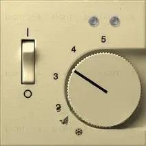 Gira S-55 Крем глянц Накладка регулятора теплого пола 149401 149401