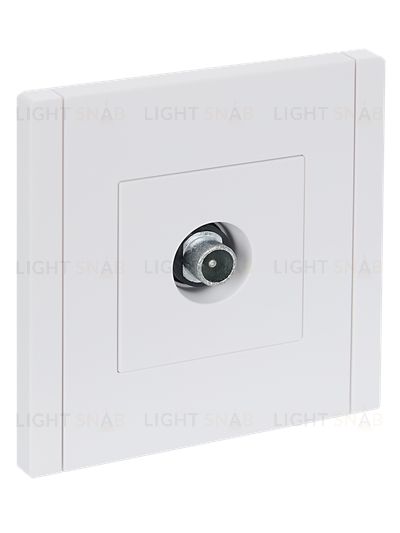 Розетка TV проходная IEK Forte&Piano белый FP-A10-P-K01 FP-A10-P-K01