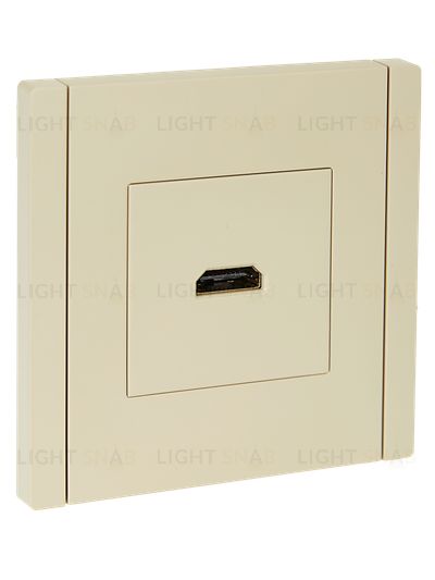 HDMI розетка одинарная тип А IEK Forte&Piano, ваниль FP-H10-K10 FP-H10-K10