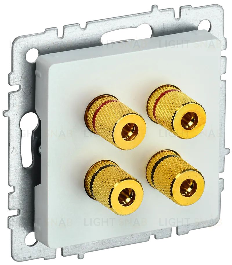 Акустическая розетка IEK Brite, жемчужный BR-S40-K36 BR-S40-K36