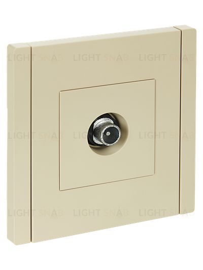 Розетка TV проходная IEK Forte&Piano ваниль FP-A10-P-K10 FP-A10-P-K10