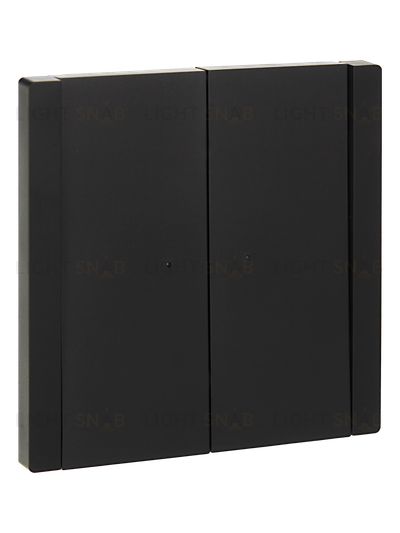 Выключатель 2-клавишный с индикацией 10А IEK Forte&Piano черный FP-V20-1-10-1-K02 FP-V20-1-10-1-K02