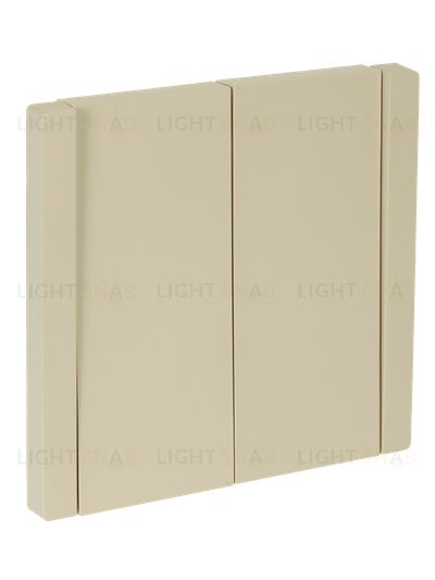 Выключатель 2-клавишный 10А IEK Forte&Piano ваниль FP-V20-0-10-1-K10 FP-V20-0-10-1-K10