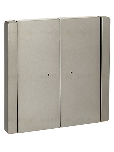 Выключатель 2-клавишный с индикацией 10А IEK Forte&Piano нержавеющая сталь FP-V20-1-10-1-K46 FP-V20-1-10-1-K46