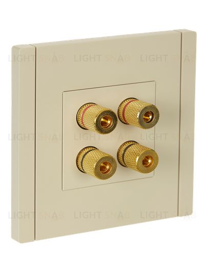 Акустическая розетка 4-местная IEK Forte&Piano, ваниль FP-S40-K10 FP-S40-K10