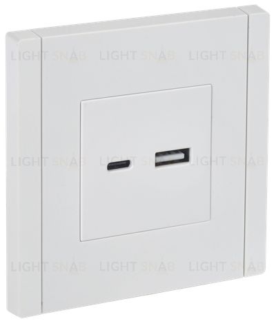 Розетка USB двойная A+C 3,1А IEK Forte&Piano белый FP-U22-D31-K01 FP-U22-D31-K01