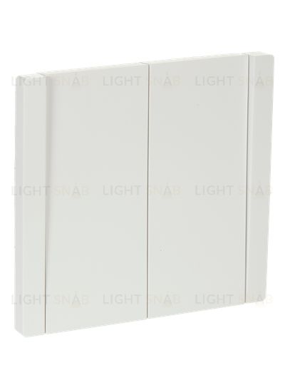 Выключатель 2-клавишный проходной 10А IEK Forte&Piano белый FP-V22-0-10-1-K01 FP-V22-0-10-1-K01