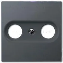 Jung A 500 Антрацит накладка TV-FM розетки A561BFPLTVANM A561BFPLTVANM