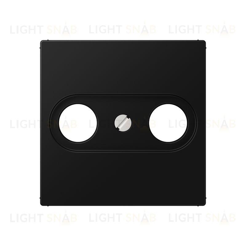 JUNG A Flow/A 550 Черный матовый Крышка для TV розетки A561BFPLTVSWM A561BFPLTVSWM