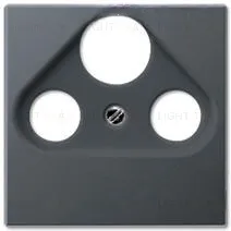 Jung A 500 Антрацит накладка TV-SAT-FM розетки A561BFPLSATANM A561BFPLSATANM