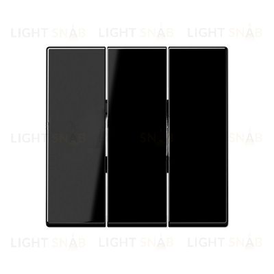 JUNG клавиша 3-ая для трёхклавишного выключателя черный глянец A593BFSW A593BFSW