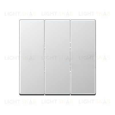 JUNG клавиша для трёхклавишного выключателя алюминий A593BFAL A593BFAL