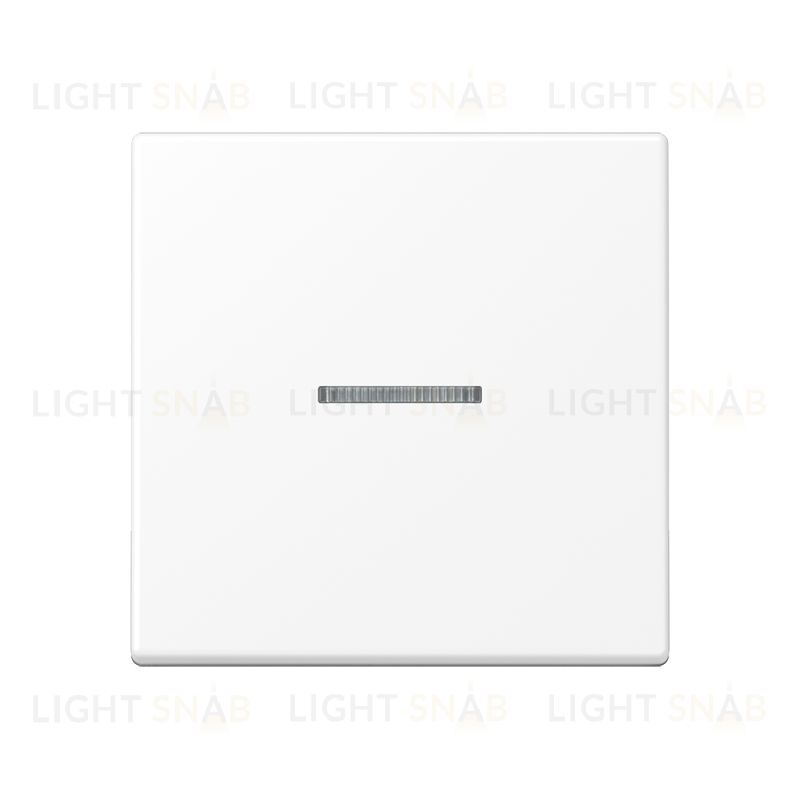 JUNG A Flow/A 550 Белый матовый Клавиша 1-ая с подсветкой A590KO5WWM A590KO5WWM