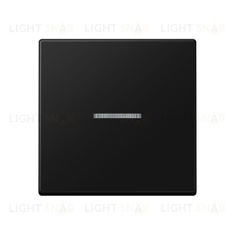 JUNG A Flow/A 550 Черный матовый Клавиша 1-ая с подсветкой A590KO5SWM A590KO5SWM