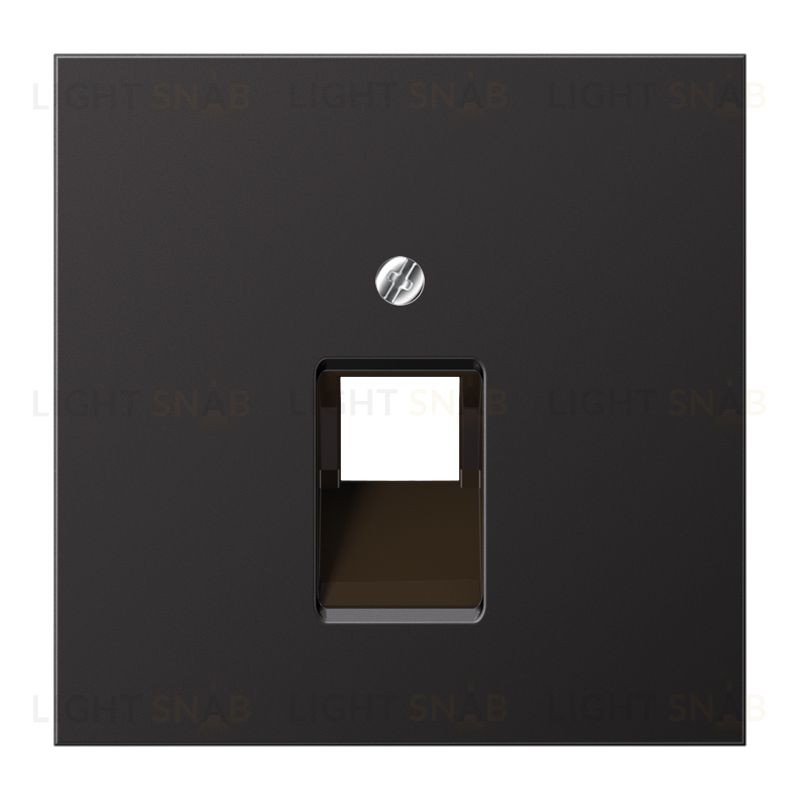 JUNG LS 990 темный алюминий накладка 1-ой наклонной ТЛФ/комп розетки AL2969-1UAD AL2969-1UAD