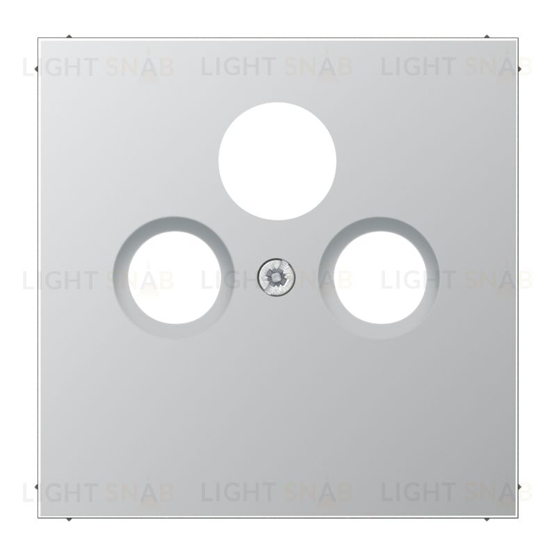 Jung LS 990 Алюминий накладка TV-SAT-FM розетки AL2990SAT AL2990SAT
