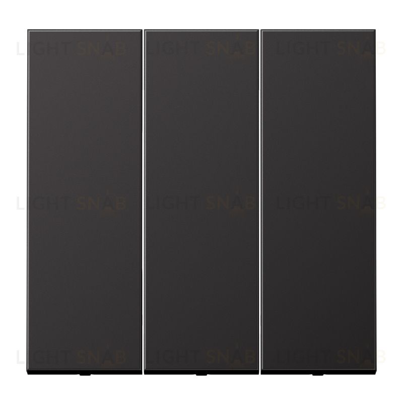 JUNG клавиша 3-ая для трёхклавишного выключателя алюминий темный LS990 AL993D AL993D