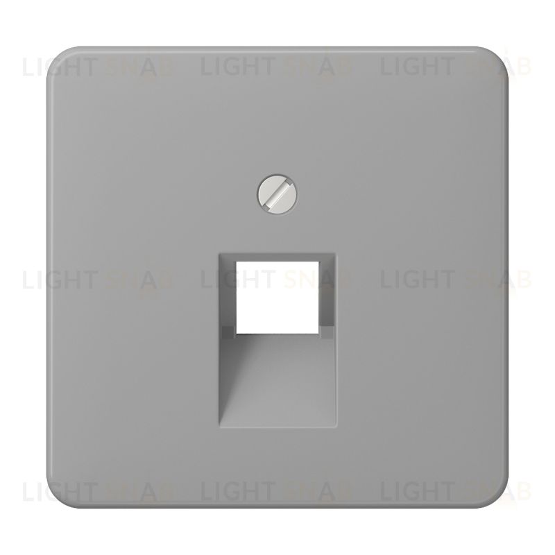 Jung CD 500/CD plus крышка для ординарной телефонной и компютерной розетки UAE; серая CD569-1UAGR CD569-1UAGR