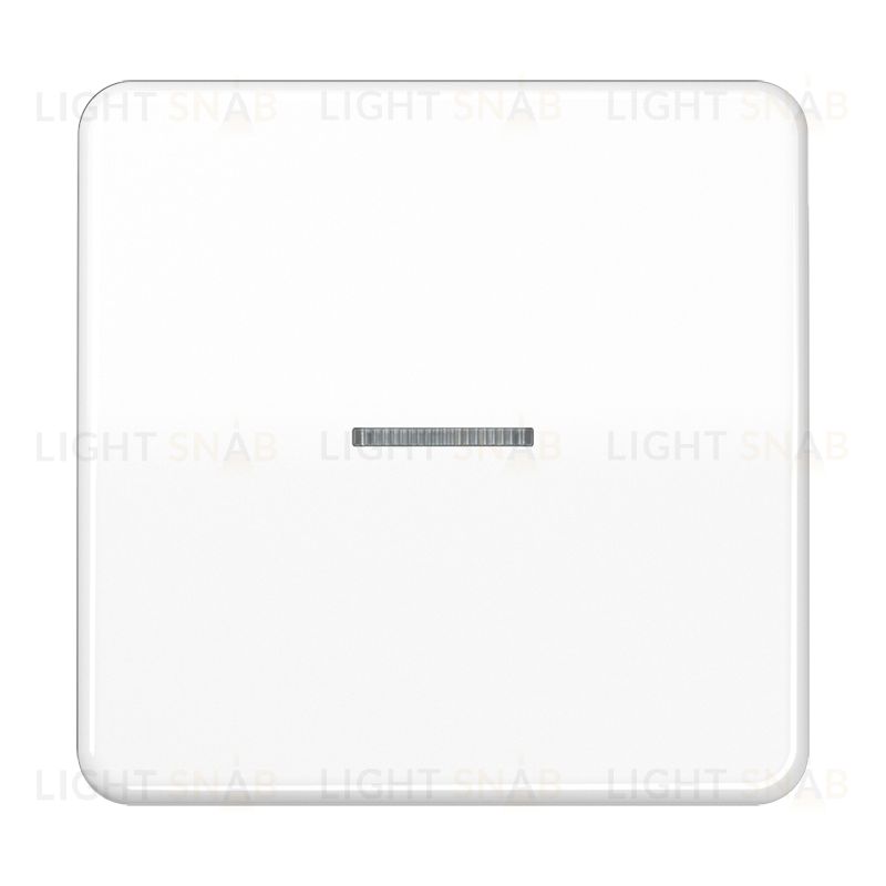 Jung CD 500/CD plus клавиша с окошком для выключателя с подсветкой; белая CD590KO5WW CD590KO5WW