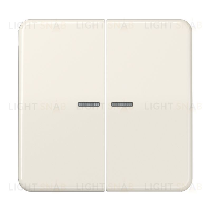 Jung CD 500/CD plus клавиши для сдвоенных выключателей с подсветкой; слоновая кость CD595KO5 CD595KO5