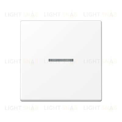 JUNG Eco profi Клавиша для одинарного выключателя с окошком; белый матовый EP490KOWWM EP490KOWWM