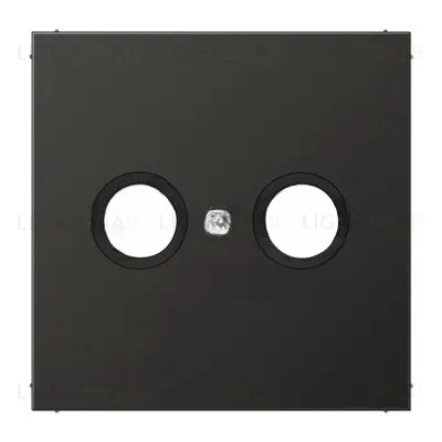 JUNG EcoProfi Standart Черный матовый Накладка для розетки TV-FM EP561BFPLTVSWM EP561BFPLTVSWM