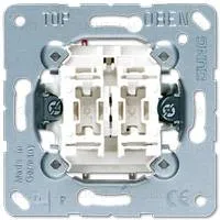 Jung EcoProfi Механизм выключателя проходного 2-х клавишного 10AХ 250V EP409U EP409U