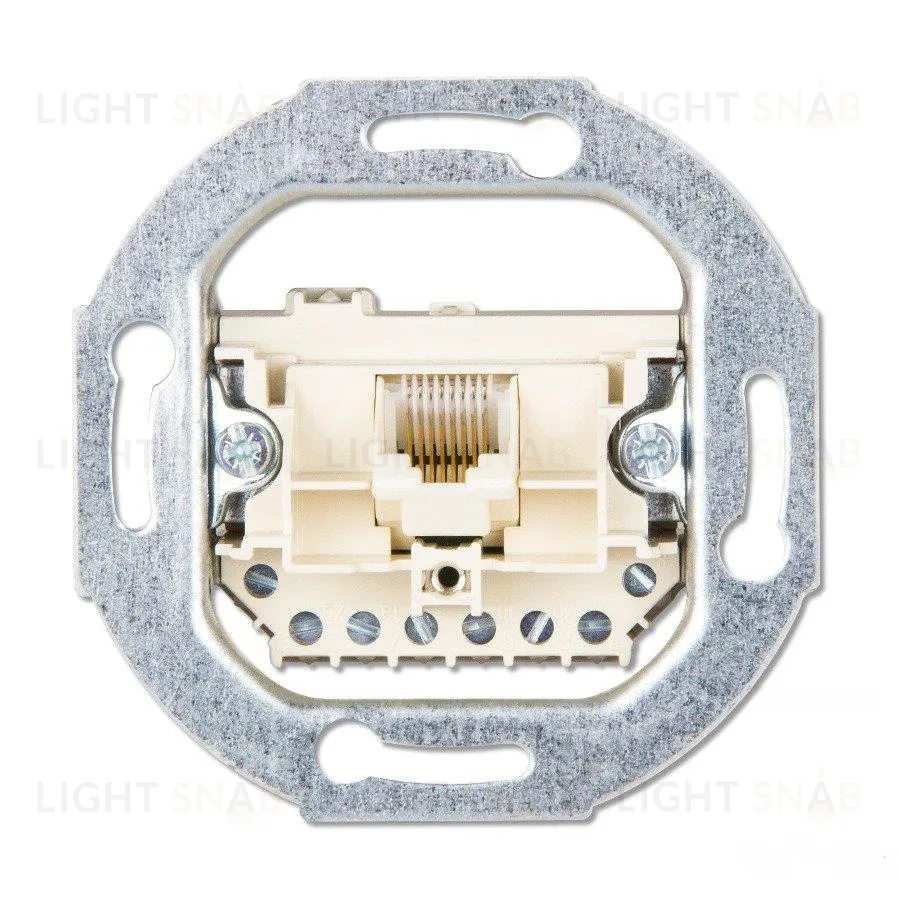 Jung Телефонная UAE розетка, 8-ми полюсная; один терминал EPUAE8UPO EPUAE8UPO