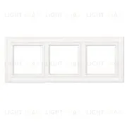 Рамка тройная Jung Eco Profi Deco, белый матовый EPD483WWM EPD483WWM