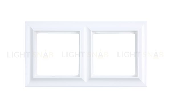 Рамка двойная Jung Eco Profi Standart белый матовый EPS482WWM EPS482WWM