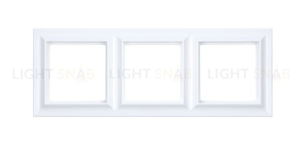 Рамка тройная Jung Eco Profi Standart белый матовый EPS483WWM EPS483WWM