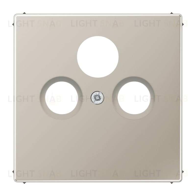 Jung LS 990 нержавеющая сталь накладка TV-FM-SAT розетки ES2990SAT ES2990SAT