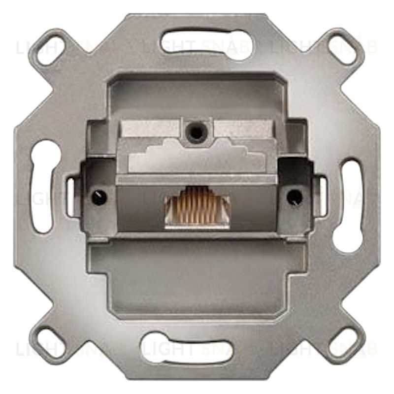 Jung Компьютерная UAE розетка 6-й категории, 8-ми полюсная, экранированная; один терминал EPUAE8UPOK6 EPUAE8UPOK6